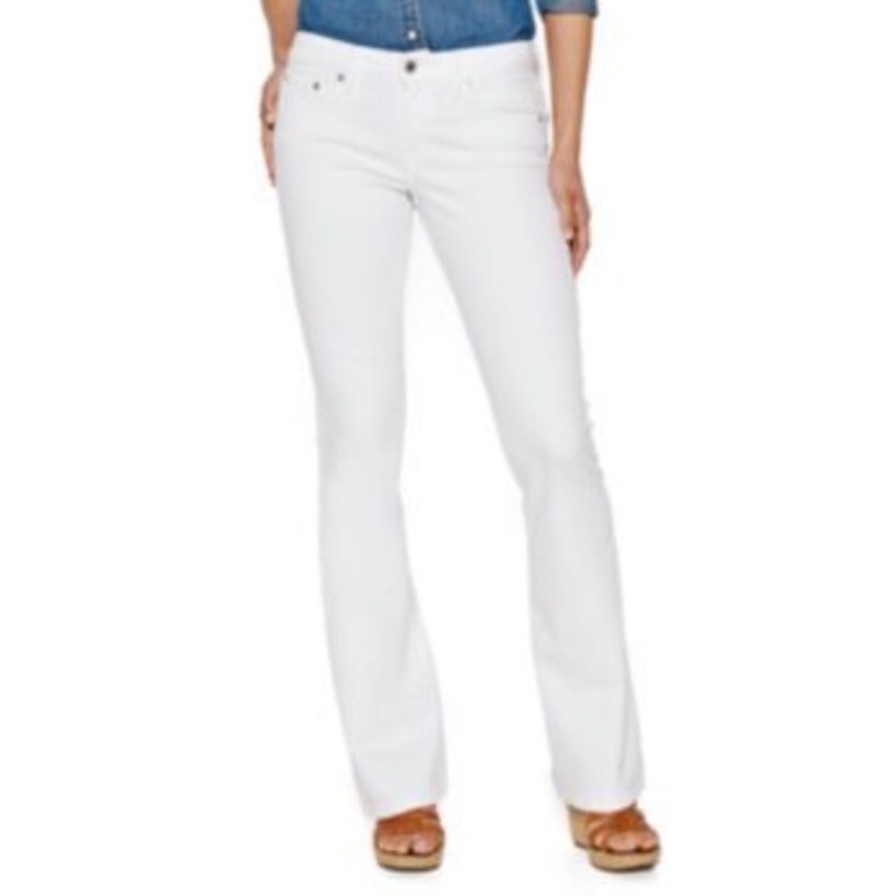 Levi’s White Boot Cut Jeans